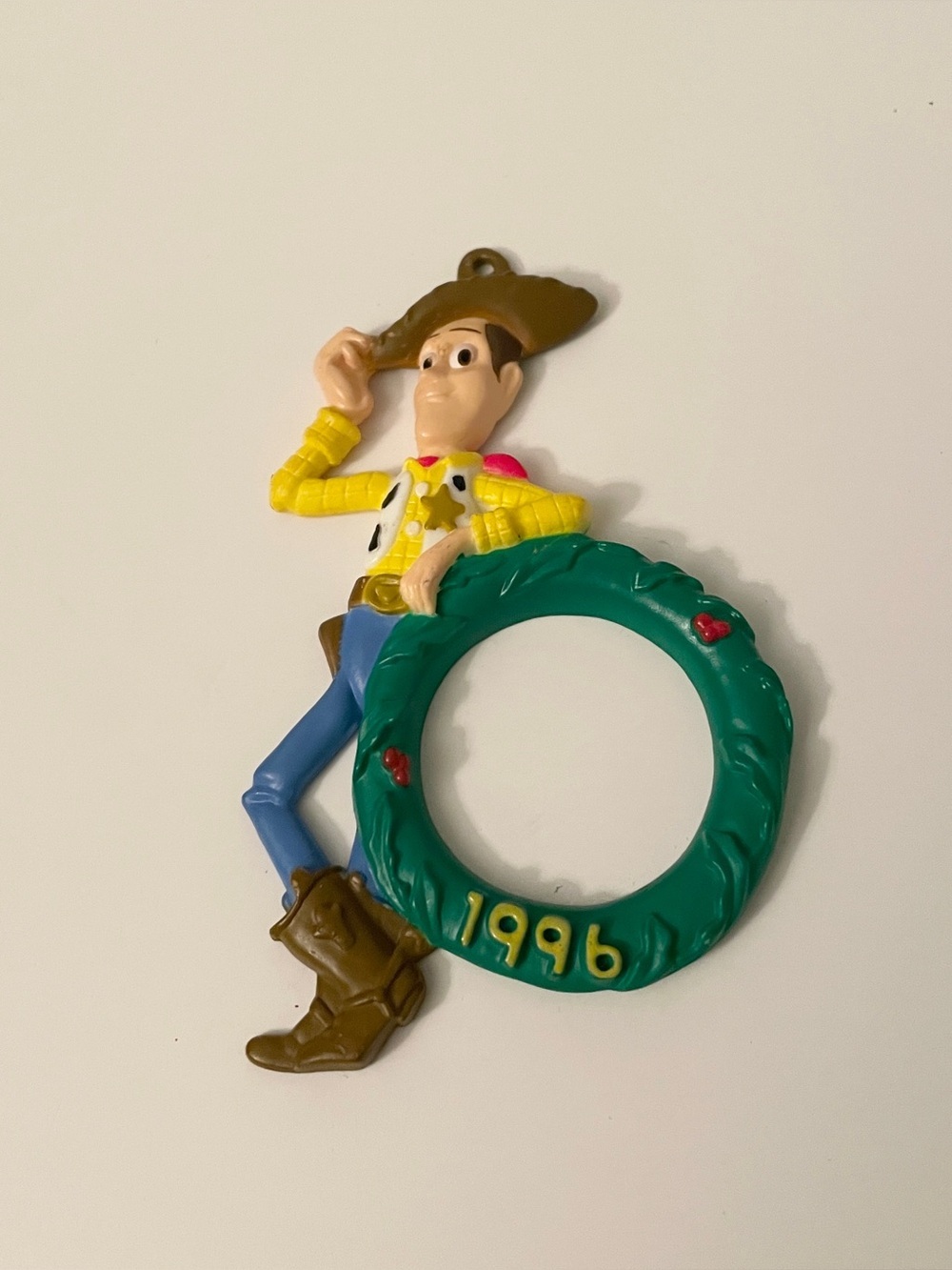 Vintage 1996 Disney Toy Story Woody Christmas Ornament Wreath